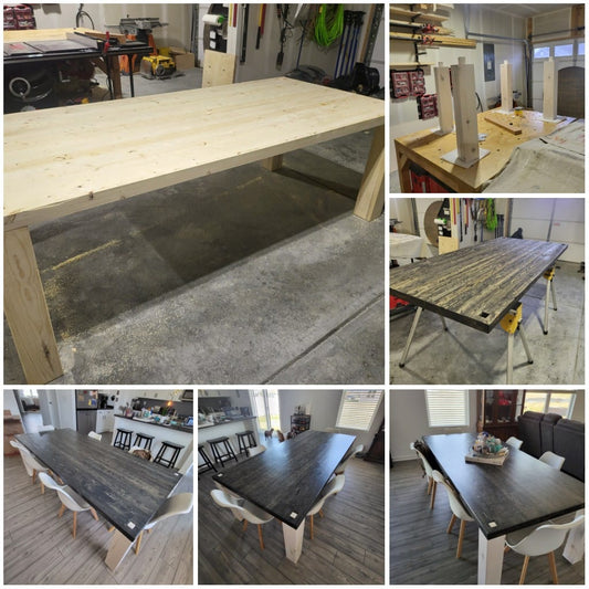 Chunky Farm house style table